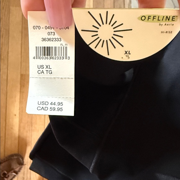aerie Pants - Aerie Black High-Rise 7/8 Leggings